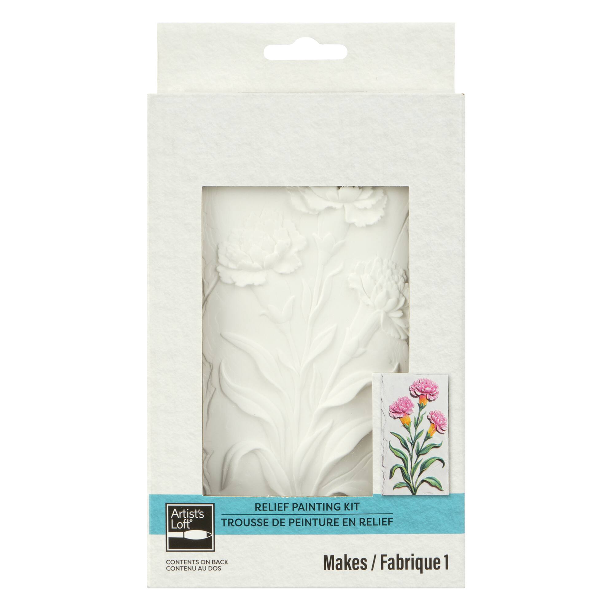 Carnations Relief Painting Kit by Artist's Loft®